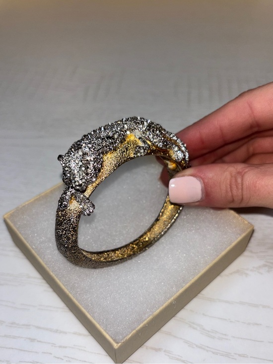 Alexis Bittar Jewelry - Alexis Bittar Gold and Silver Textured Bangle